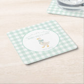Preppy Goose Kartonnen Onderzetters (Schuin)