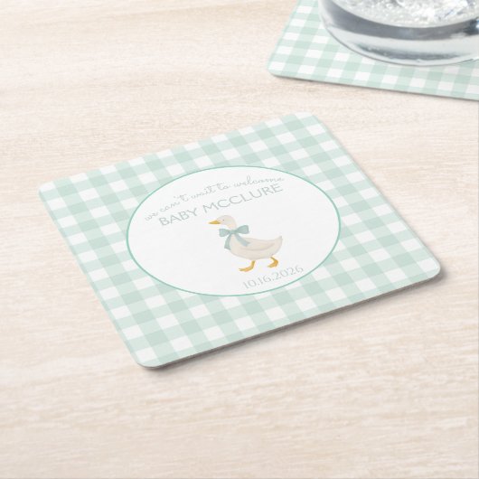 Preppy Goose Kartonnen Onderzetters (Schuin)