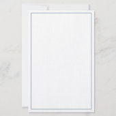 Preppy Gouden Retriever Persoonlijk Briefpapier (Achterkant)