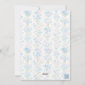 Preppy Grandmillennial Christmas Bow Swag Foto Feestdagenkaart (Achterkant)