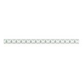 Preppy Grandmillennial Christmas Grosgrain Lint (Voorkant)