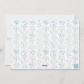 Preppy Grandmillennial Christmas Monogram Crest Feestdagenkaart (Achterkant)