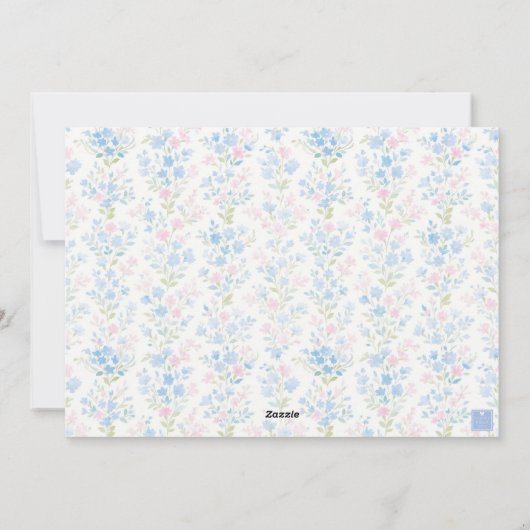 Preppy Grandmillennial Christmas Monogram Crest Feestdagenkaart (Achterkant)