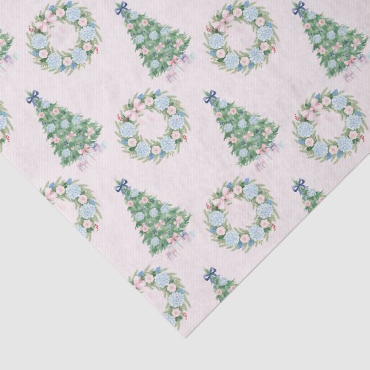 Preppy Grandmillennial Christmas Tissuepapier (Detail)