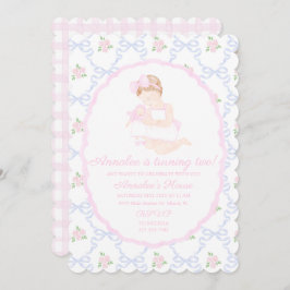 Preppy Grandmillennial Dolly en Me Pink Bows Kaart