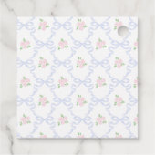 Preppy Grandmillennial Dolly & Me Bedankt Labels (Achterkant)