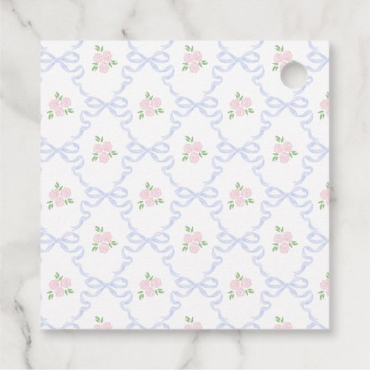 Preppy Grandmillennial Dolly & Me Bedankt Labels (Achterkant)