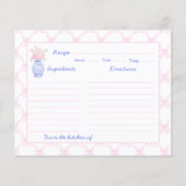 Preppy Grandmillennial Ginger Jar Bow Recept Kaart (Voorkant)