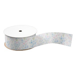 Preppy Grandmillennial Kerstbloemen Grosgrain Lint