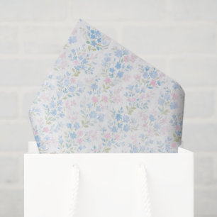 Preppy Grandmillennial Kerstbloemen Tissuepapier