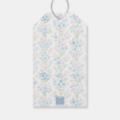 Preppy Grandmillennial Kerstboom Cadeaulabel (Achterkant)