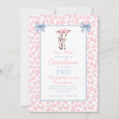 Preppy Grandmillennial Schattige Koe Moo Verjaarda Kaart (Voorkant)