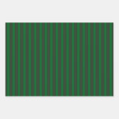 Preppy Green en Mistletoe Kerstmis Inpakpapier Vel (Voorkant 2)