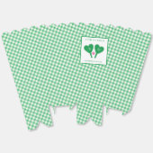 Preppy Green en Pink Wedding Pickleball Bedankdoosjes (Ongevouwen)