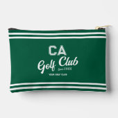 Preppy Green Golf Club Custom Crest Etui (Achterkant)