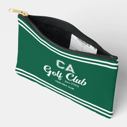 Preppy Green Golf Club Custom Crest Etui (Open)