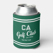 Preppy Green Golf Club Custom Crest Party