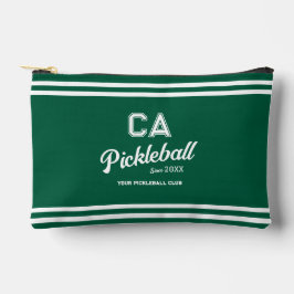 Preppy Green Pickleball Club Custom Crest Party Etui