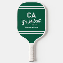 Preppy Green Pickleball Club Custom Crest Party