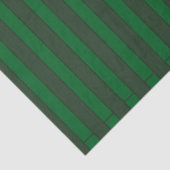 Preppy Green Striped Tissue Paper Tissuepapier (Detail)