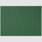 Preppy Green Striped Tissue Paper Tissuepapier (Voorkant)