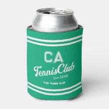 Preppy Green Tennis Club Custom Crest Party