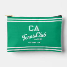 Preppy Green Tennis Club Custom Crest Party