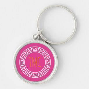 Preppy Grieks Sleutelcirkels Sorority INITIALEN Ro Sleutelhanger