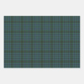 Preppy Groen en Blauw Plaid Inpakpapier Vel (Voorkant 3)