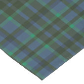Preppy Groen en Blauw Plaid Korte Tafelloper (Hoek)