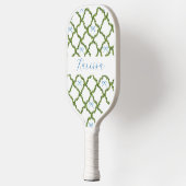 Preppy groen grandmillenial gepersonaliseerd pickleball paddle (Links)