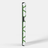 Preppy groene traliewerk bamboe patroon monogram Case-Mate iPhone case (Achterkant / Rechts)
