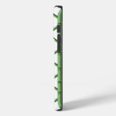 Preppy groene traliewerk bamboe patroon monogram Case-Mate iPhone case (Achterkant / Links)