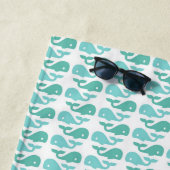 Preppy Groene Walvis ⎥ Monogram Strandlaken (In situ)