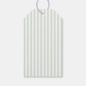 Preppy Groene Waterverf Notenkraker Kerstmis Cadeaulabel (Achterkant)