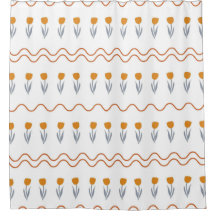 Preppy Groovy Stripe Tulp Bloempatroon