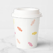 Preppy Halloween Trick or treat Papieren Bekers (Rechts)