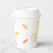 Preppy Halloween Trick or treat Papieren Bekers (Voorkant)