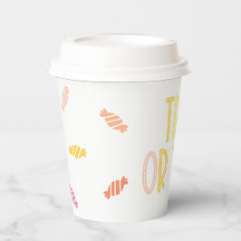 Preppy Halloween Trick or treat Papieren Bekers