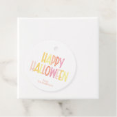 Preppy Happy Halloween Bedankjes Labels (In situ)