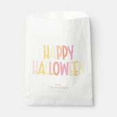 Preppy Happy Halloween Bedankzakje (Voorkant)
