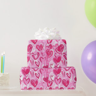 Preppy Hearts-inpakpapier Cadeaupapier