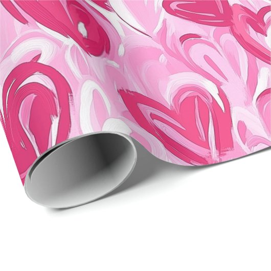 Preppy Hearts-inpakpapier Cadeaupapier (Rol Hoek)