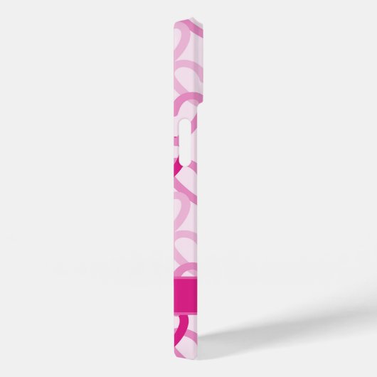 Preppy Hearts Pink Case-Mate iPhone Case (Achterkant / Rechts)