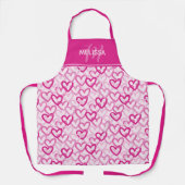 Preppy Hearts Pink Schort (Voorkant)