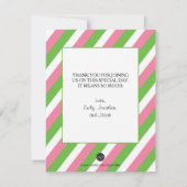 Preppy Hebrew - Hartelijk dank - Roze kaart (Achterkant)