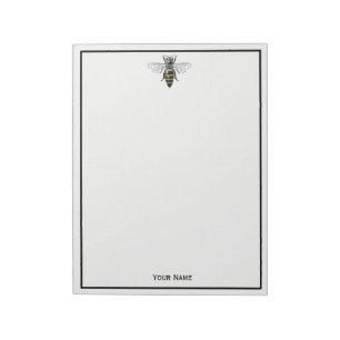 Preppy Heraldic  Bee #2 Wapenmunt C Notitieblok