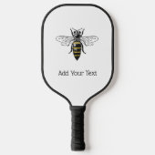 Preppy Heraldic  Bee #2 Wapenmunt C Pickleball Paddle (Voorkant)