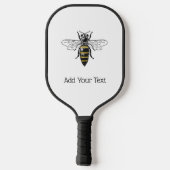 Preppy Heraldic  Bee #2 Wapenmunt C Pickleball Paddle (Achterkant)
