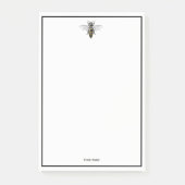 Preppy Heraldic Bee #2 Wapenmunt C Post-it® Notes (Voorkant)